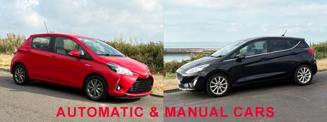 automatic and manual cars
